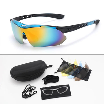 Polarized Cycling Glasses for Men and Women, Stylish Windproof and Dustproof Goggles for Outdoor Sports and Mountain Biking