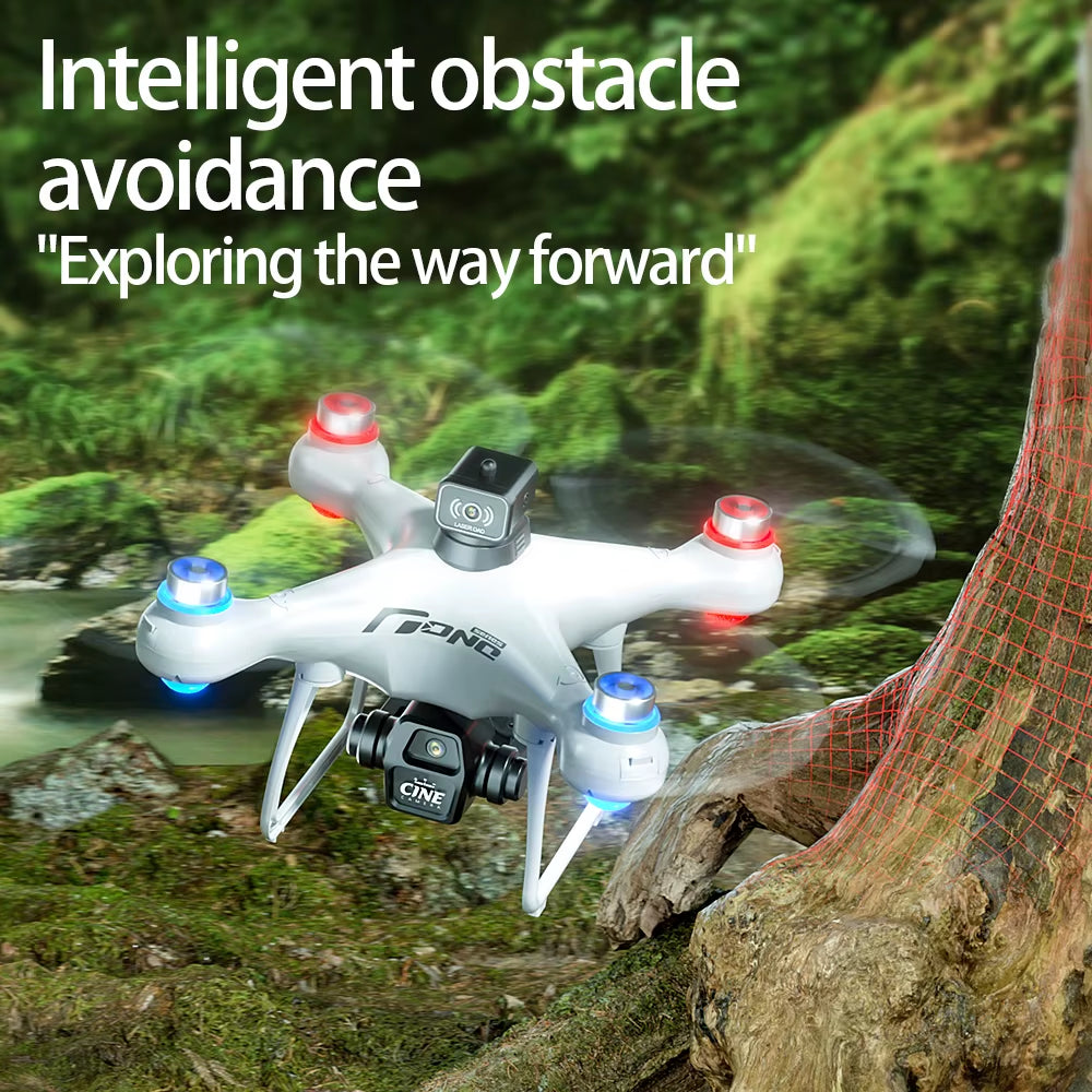 E55 Brushless Drone with 8K HD Dual Camera, Aerial Photography, Screen Control, Optical Flow Positioning, and Obstacle Avoidance