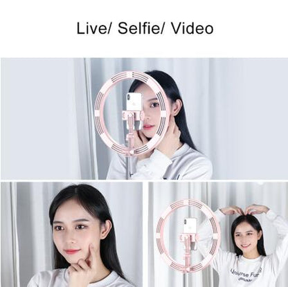 Portable LED Selfie Ring Light for YouTube, Vlogging, and Live Photography