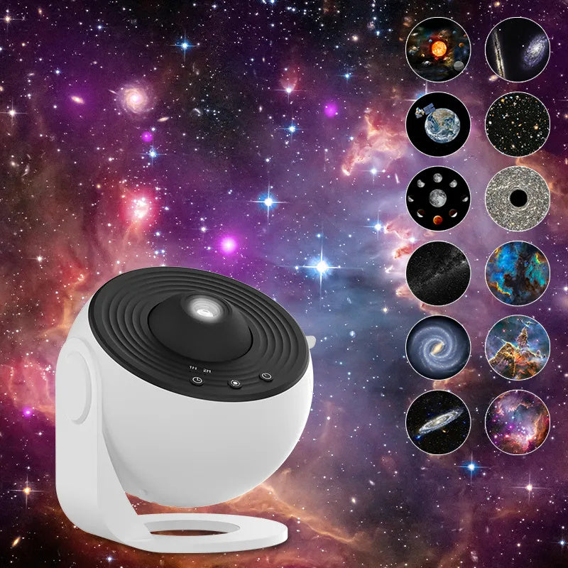 Galaxy Projector Night Light: 360-Degree Rotating Planetarium Lamp for Children's Bedrooms, Ideal for Valentine's Day Gifts and Wedding Decor
