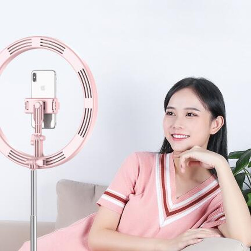 Portable LED Selfie Ring Light for YouTube, Vlogging, and Live Photography