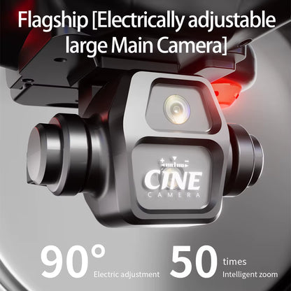 E55 Brushless Drone with 8K HD Dual Camera, Aerial Photography, Screen Control, Optical Flow Positioning, and Obstacle Avoidance