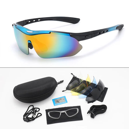 Polarized Cycling Glasses for Men and Women, Stylish Windproof and Dustproof Goggles for Outdoor Sports and Mountain Biking