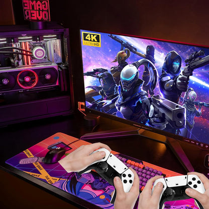 2025 Enhanced Retro Gaming Console: 4K HDMI Video Game System with Over 40,000 Games, 23 Emulators, and Dual 2.4G Controllers (128GB) - Plug and Play Design