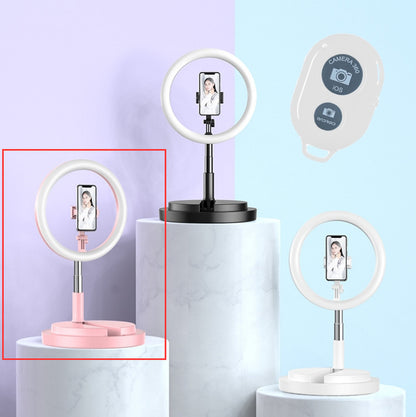 Portable LED Selfie Ring Light for YouTube, Vlogging, and Live Photography