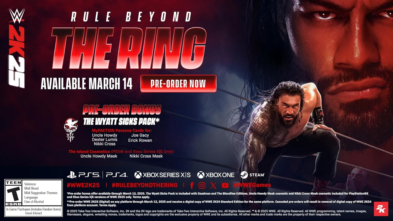 WWE 2K25 for PlayStation 5