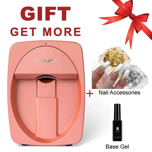 2025 Portable 3D Mobile Nail Printer M1 - Digital Nail Art Machine for Smartphone Use by O2Nails