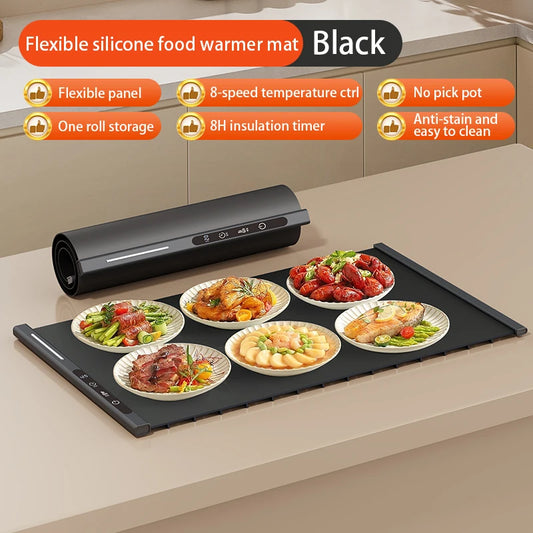 Electric Food Warming Mat | Foldable Portable Plate Warmer