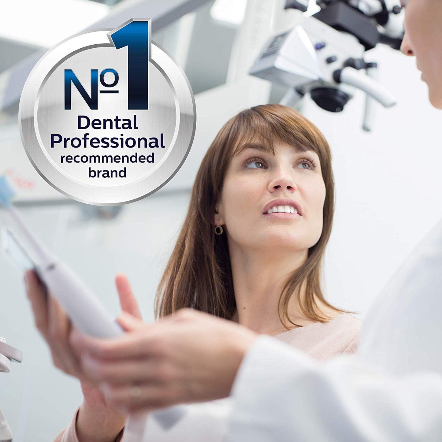 Protectiveclean 5300 Rechargeable Electric Toothbrush, with Pressure Sensor, 3 Cleaning Modes, Smartimer and Quadpacer, with 2 Bonus Brush Heads, Travel Case, Black, Model HX6423/34