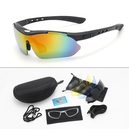 Polarized Cycling Glasses for Men and Women, Stylish Windproof and Dustproof Goggles for Outdoor Sports and Mountain Biking
