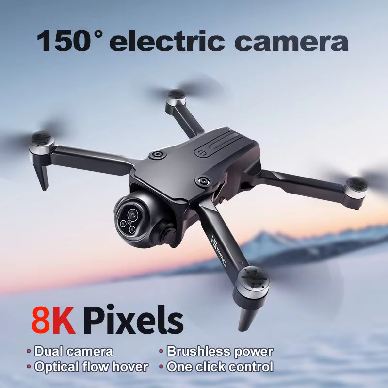 I5 Pro Drone with 8K Camera, 5G WiFi FPV, Remote Control, and Obstacle Avoidance Technology - 2025 Model