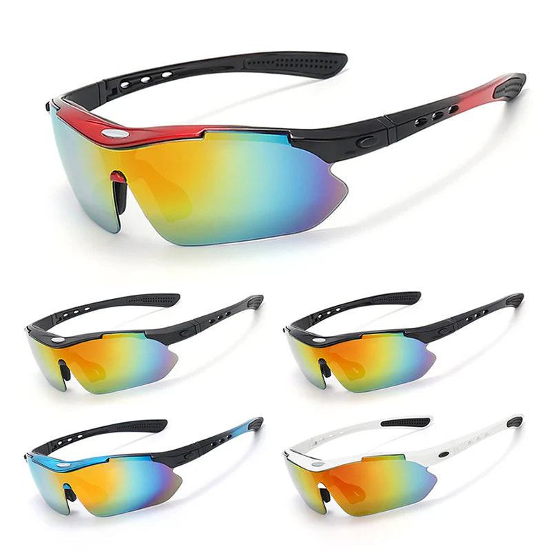 Polarized Cycling Glasses for Men and Women, Stylish Windproof and Dustproof Goggles for Outdoor Sports and Mountain Biking