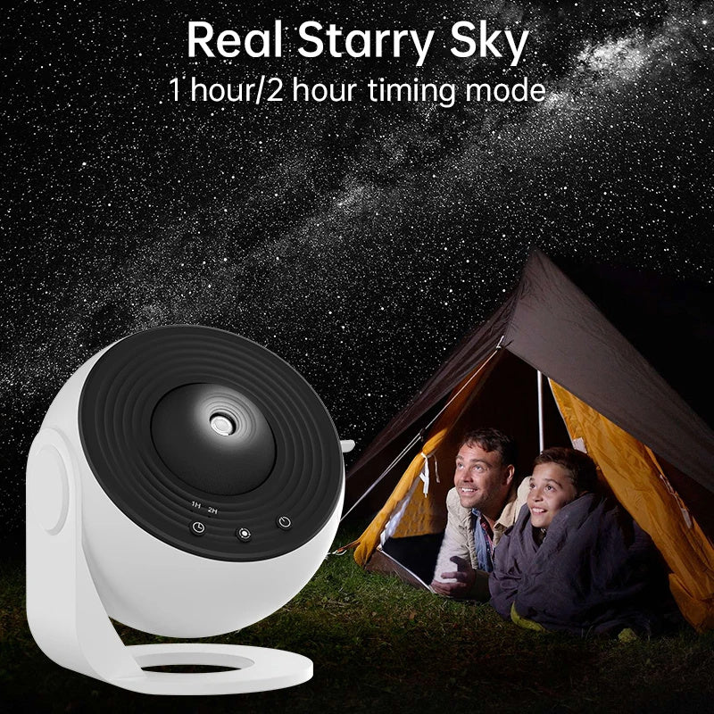 Galaxy Projector Night Light: 360-Degree Rotating Planetarium Lamp for Children's Bedrooms, Ideal for Valentine's Day Gifts and Wedding Decor