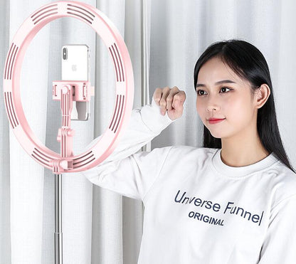 Portable LED Selfie Ring Light for YouTube, Vlogging, and Live Photography