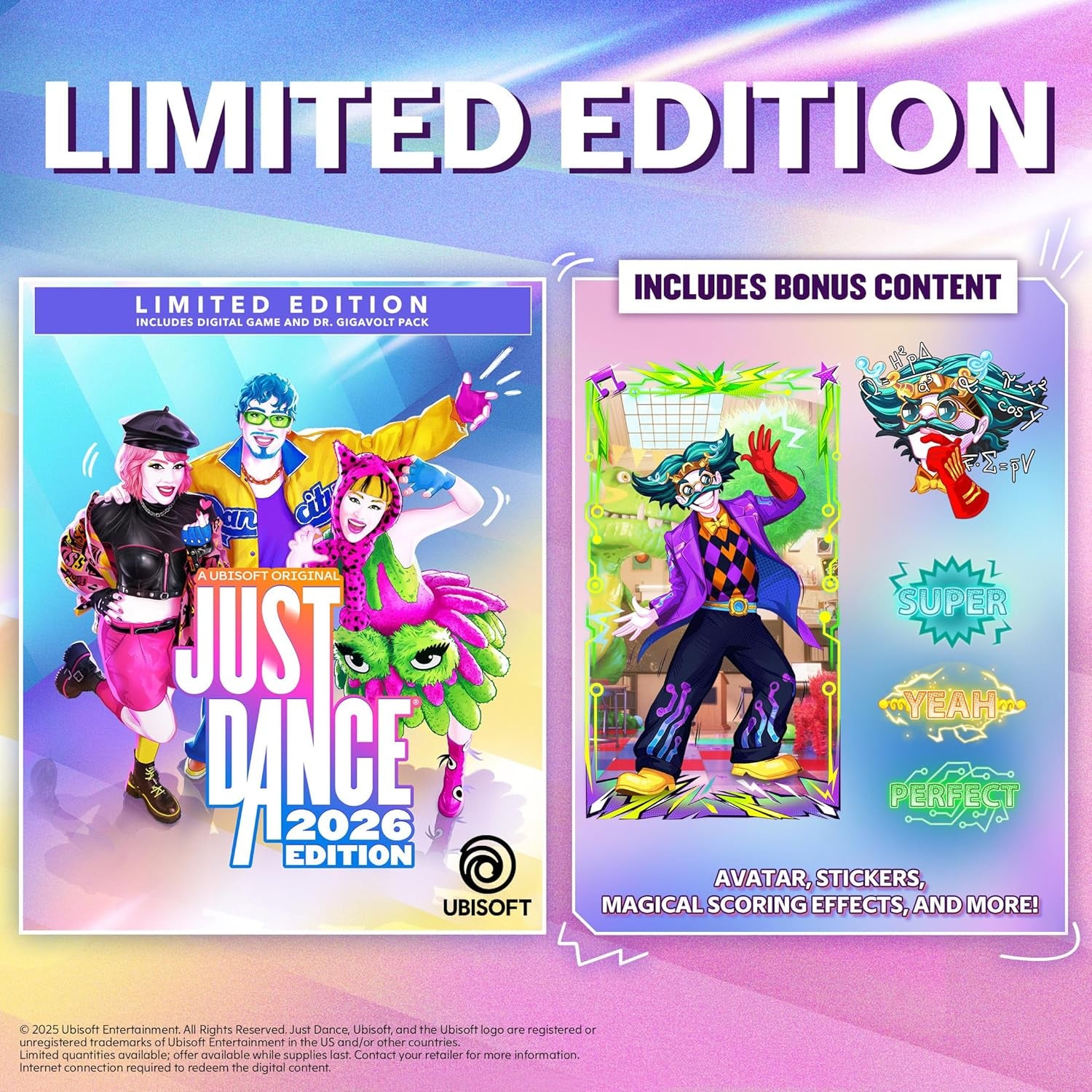 Just Dance 2026 Limited Edition for Nintendo Switch (Code in Box)