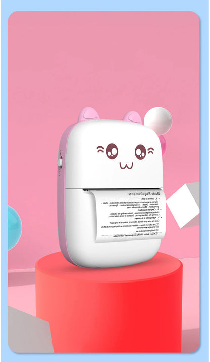 Portable Mini Bluetooth and Wi-Fi Printer for Mobile Photo Printing and Labeling