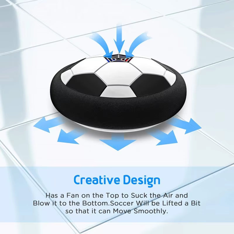 Electric Hover Soccer Ball for Kids - LED Light and Music Floating Football for Outdoor Play