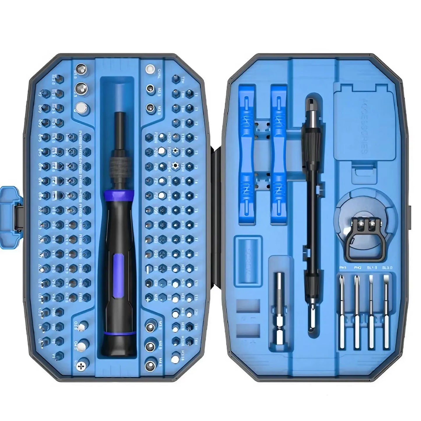 Professional Precision Screwdriver Set for Laptop Repair - 25 in 1 Tool Kit with T5 and T6 Torx Screwdrivers