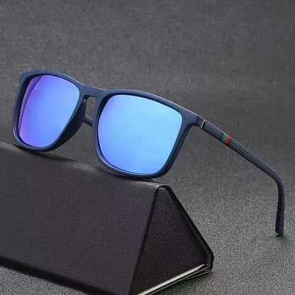 Cross-Border Polarized Retro Outdoor Sunglasses for Fishing - Anti-Ultraviolet Square Large Frame Classic Fashion Eyewear