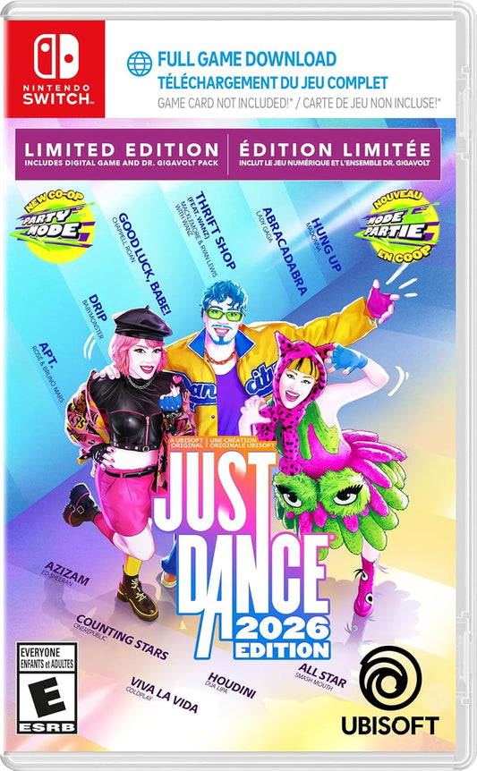 Just Dance 2026 Limited Edition for Nintendo Switch (Code in Box)